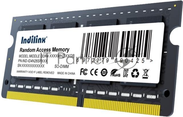 Оперативная память Indillinx, DDR4, 16GB (1x16 GB), 3200 MHz, CL22, SO-DIMM