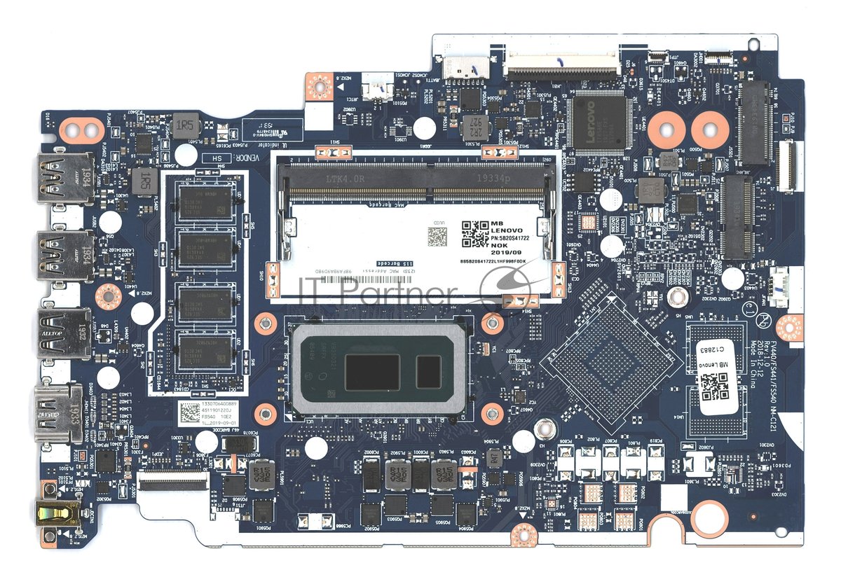 Материнская плата для Lenovo S145-15IWL V15-IWL NOK i5-8265U UMA 4G