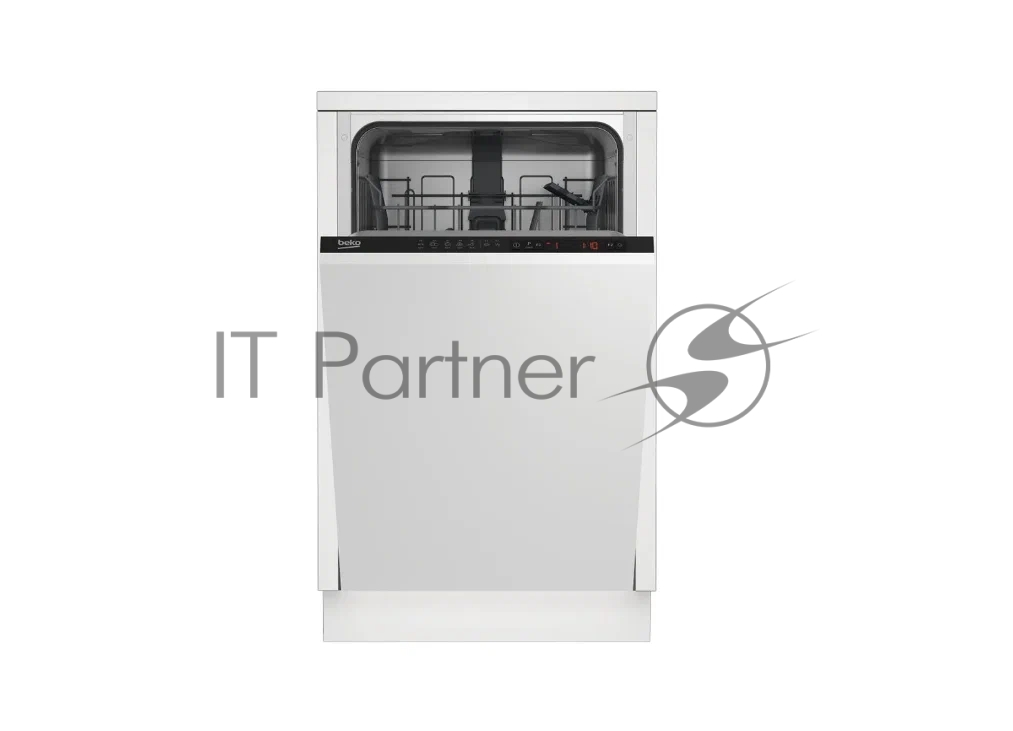 Встраиваемая посудомоечная машина Beko BDIS1W961, белый, 44.8 см, 9 компл., 55 дБ, класс A