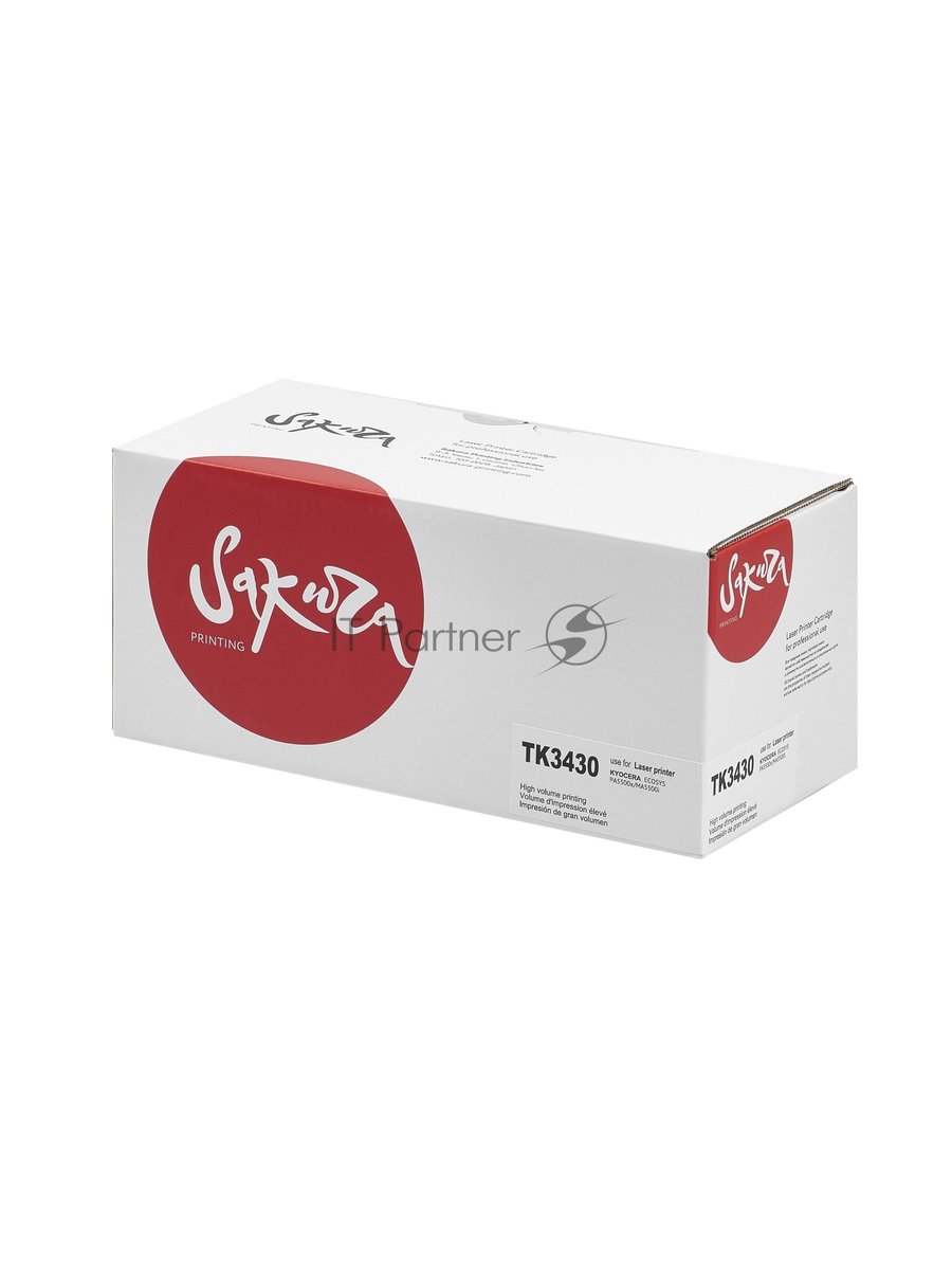 Картридж лазерный SAKURA TK-3430 black ((25000стр.) для Kyocera Mita PA5500x/MA5500ifx) (SATK3430)