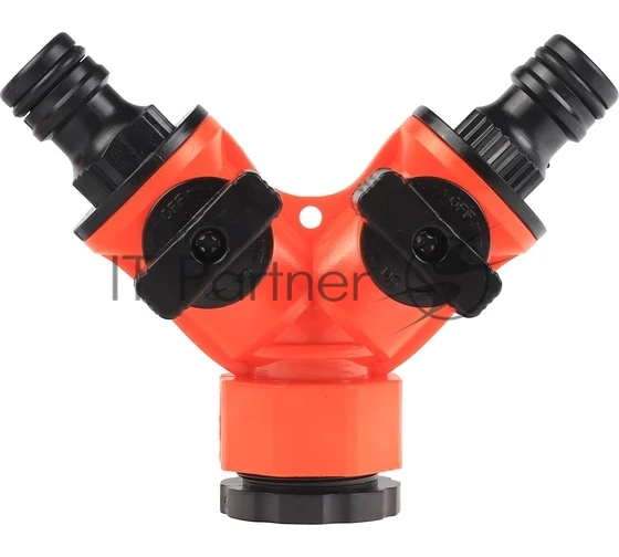 Распределитель PATRIOT TAP-2, пластиковый, 2-х канальный, G 3/4" + 1/2"