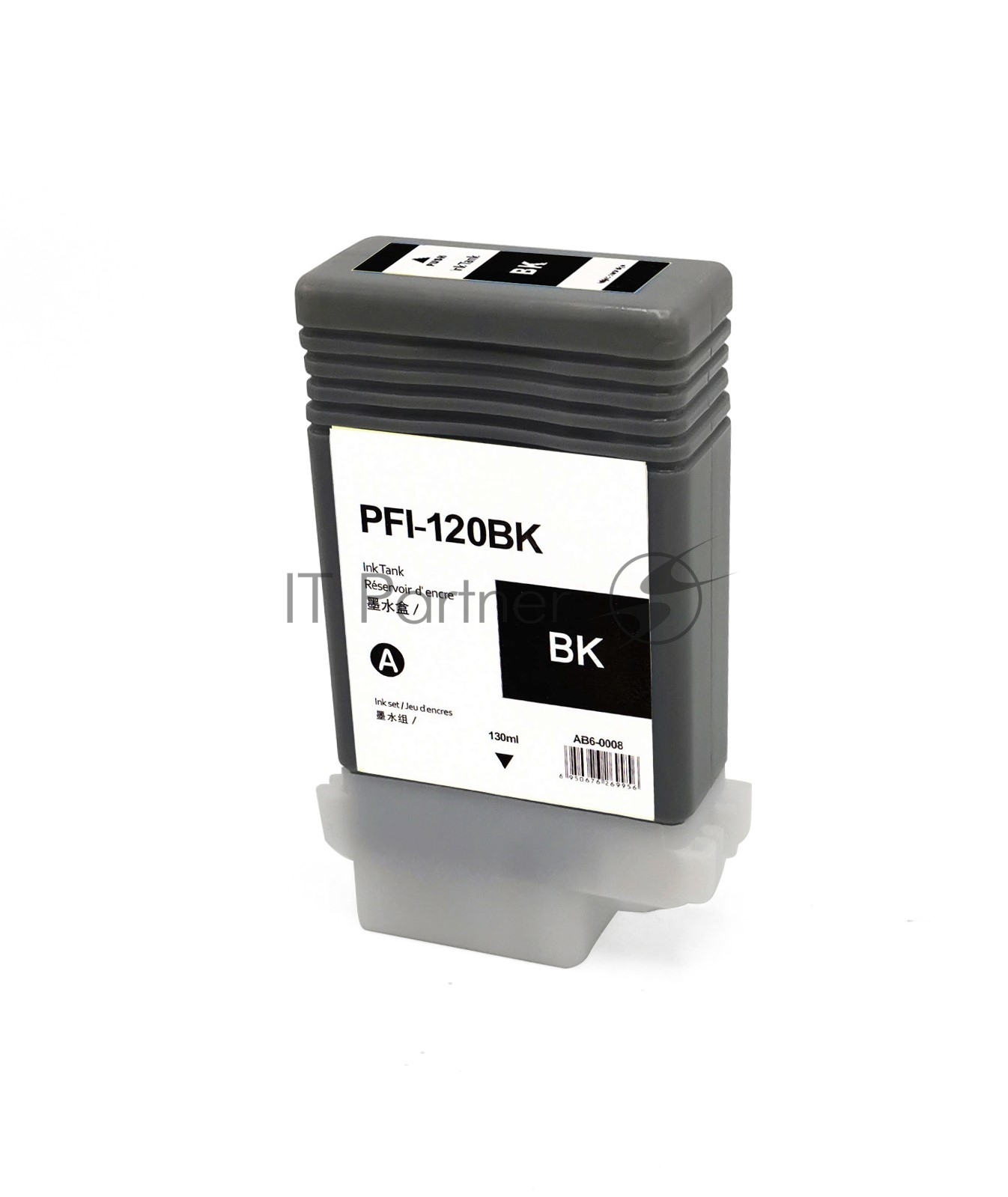 -/ Струйный картридж NV Print PFI-120BK (NV-2885C001) Black для Canon imagePROGRAF TM-200/205/300/305 (130 мл) совместимый