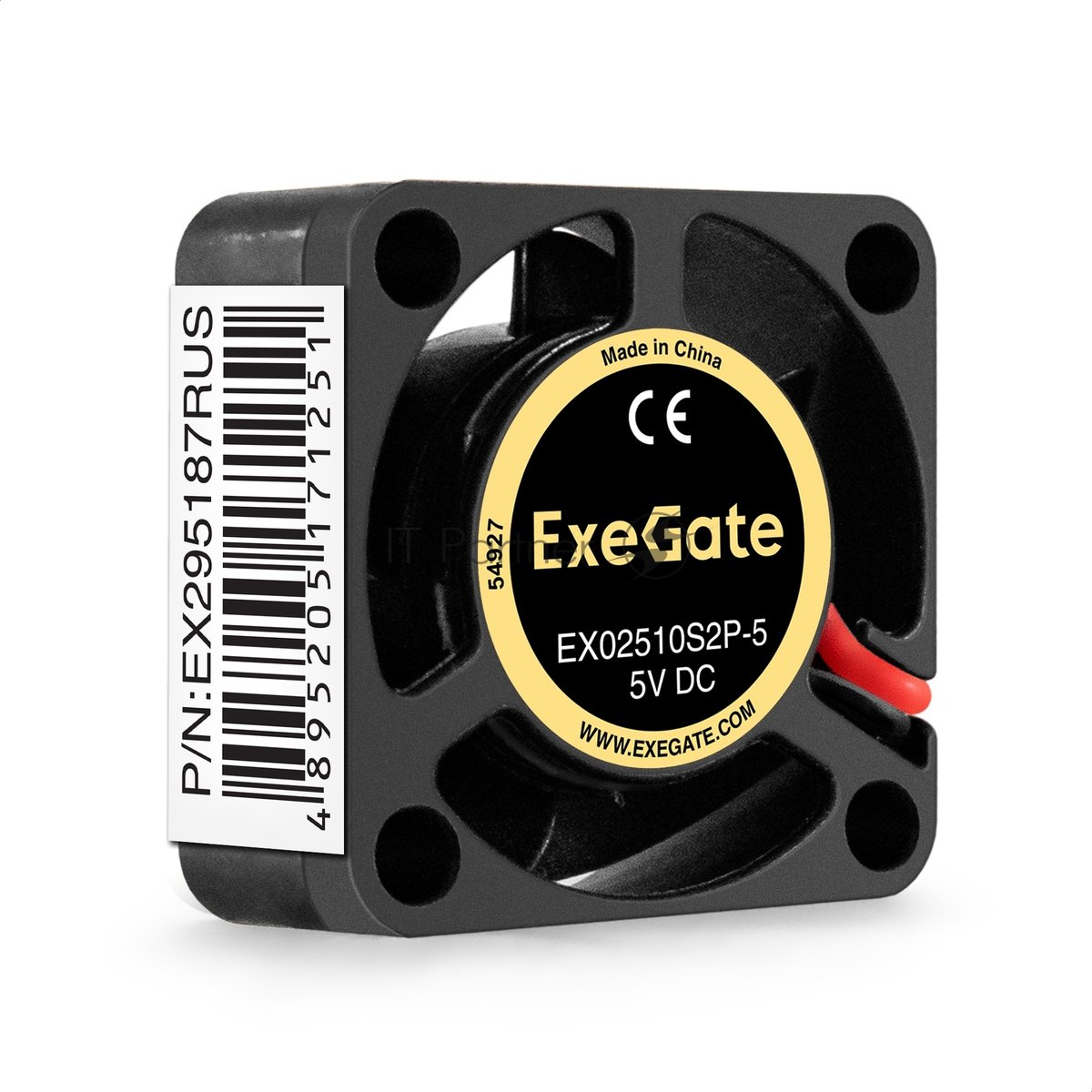 Exegate EX295187RUS Вентилятор 5В DC ExeGate EX02510S2P-5 (25x25x10 мм, Sleeve bearing (подшипник скольжения), 2pin, 10000RPM, 22dBA)