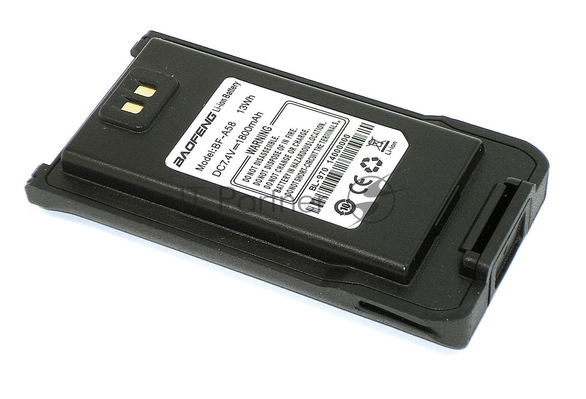 Аккумулятор для Baofeng BF-A58 BF-9700 UV-XR BF-S56 Max (BL-9700, BL-970) 2800mAh 7.4V Li-ion