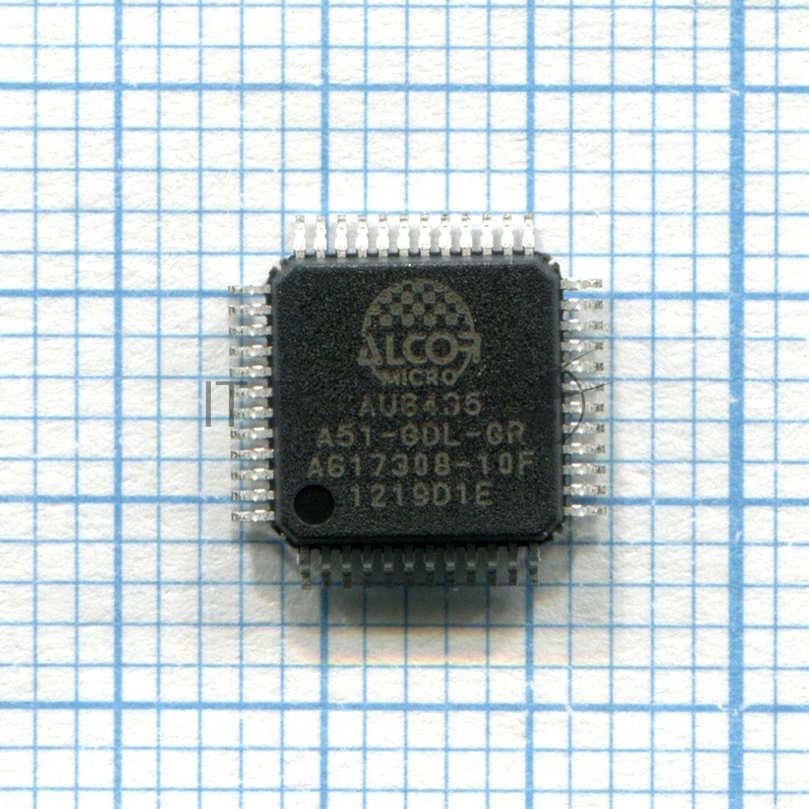 Микросхема Alcor AU6435A51-GDL-GR-A, LQFP-48