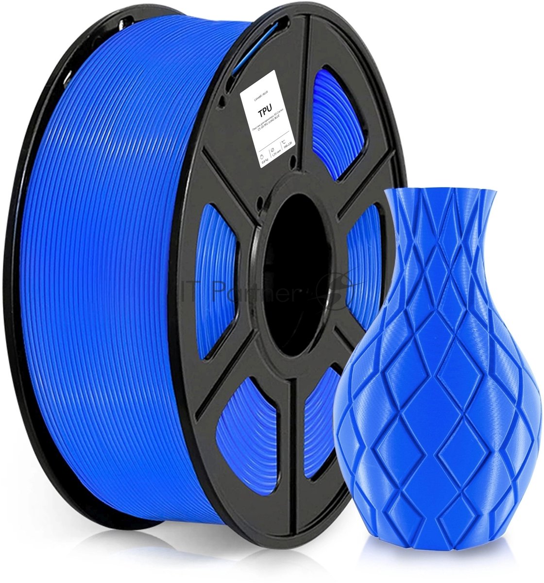 Пластик для принтера 3D Cactus CS-3D-TPU-0.8KG-BLUE TPU d1.77мм 0.8кг 1цв.