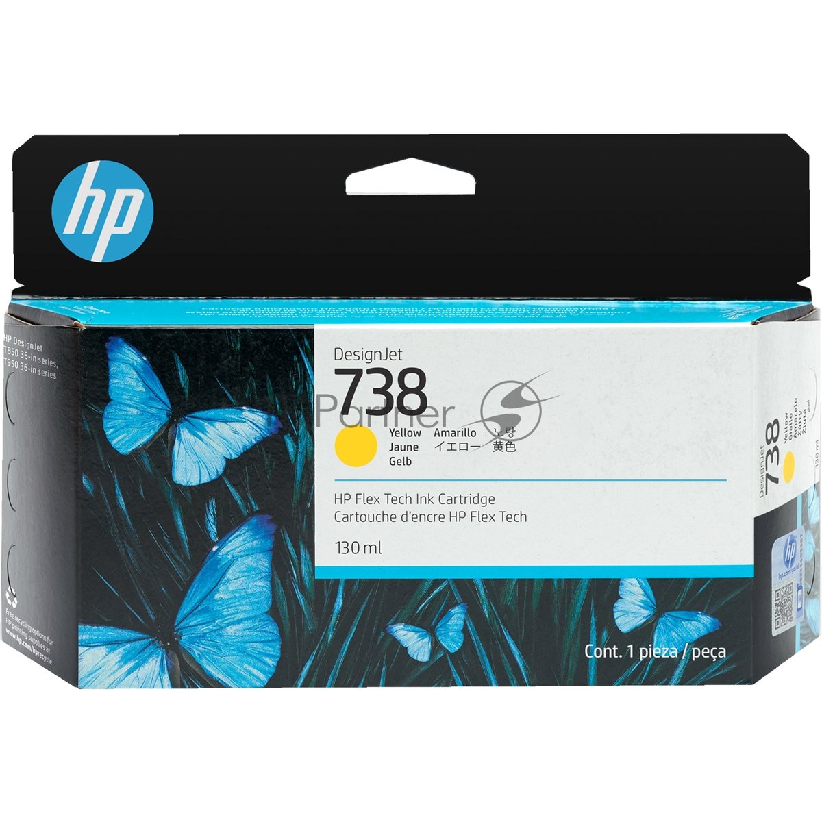 Картридж HP 738 130-ml Yellow DesignJet Ink Cartridge