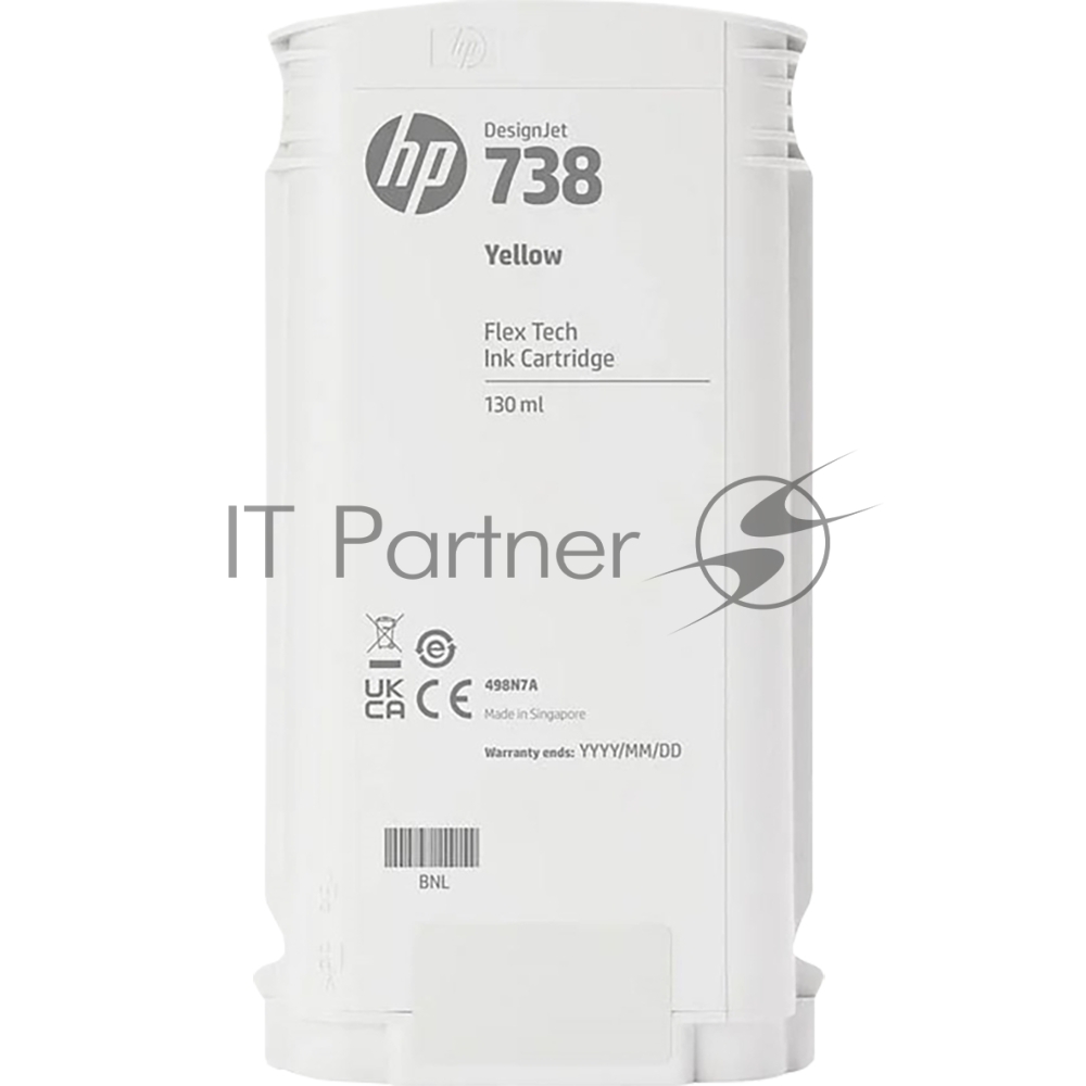 Картридж HP 738 130-ml Yellow DesignJet Ink Cartridge