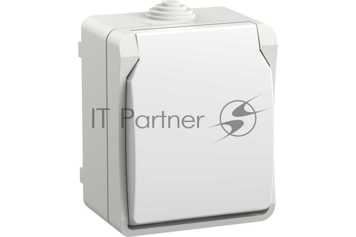 Розетка IEK ERS12-K01-16-54-DC ОП Форс РСб20-3-ФБ 16А IP54 с заземл. защ. шторки белый
