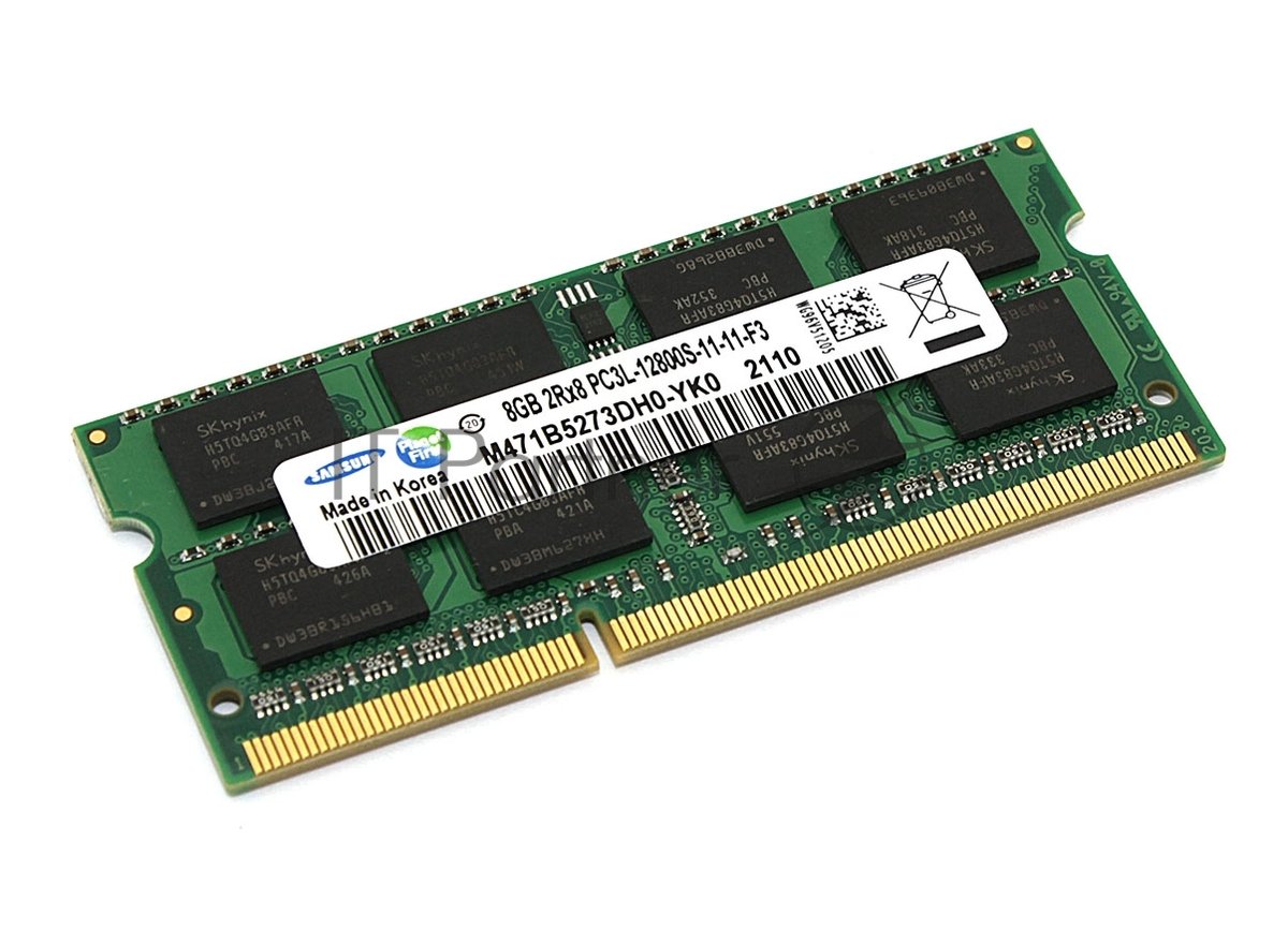 Модуль памяти Samsung SODIMM DDR3L, 8ГБ, 1600МГц, 1.35В, PC3-12800, CL11  11-11-11-28,  M471B13DBO-YKO
