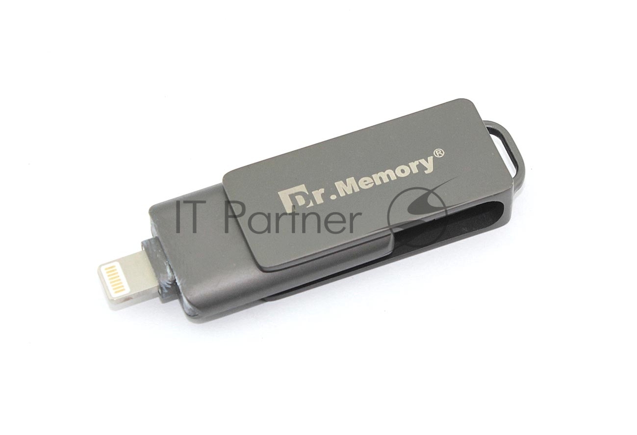 Флешка USB Dr. Memory 051, 4Gb, USB 3.0, R/W 70/40, черный