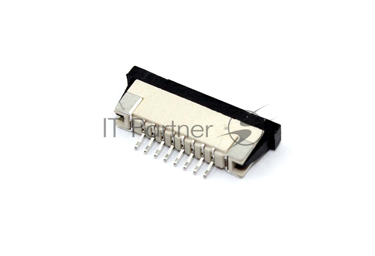 Разъем FPC Half Coverage Bottom Contact 1.0K-BX-8PWB 8 pin высота 2мм шаг 1мм