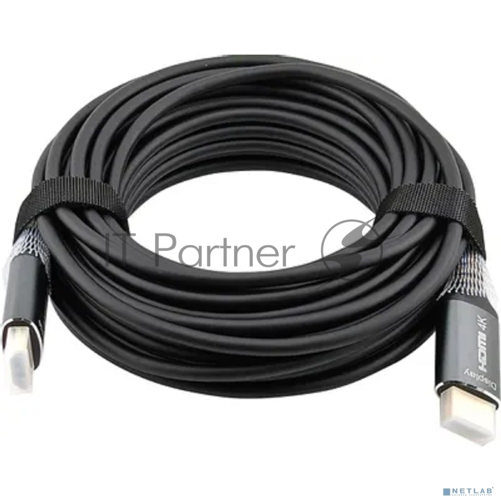 Кабель аудио-видео Cactus CS-HDMI-AOC-2-10 HDMI (m)/HDMI (m) 10м. позолоч.конт. черный