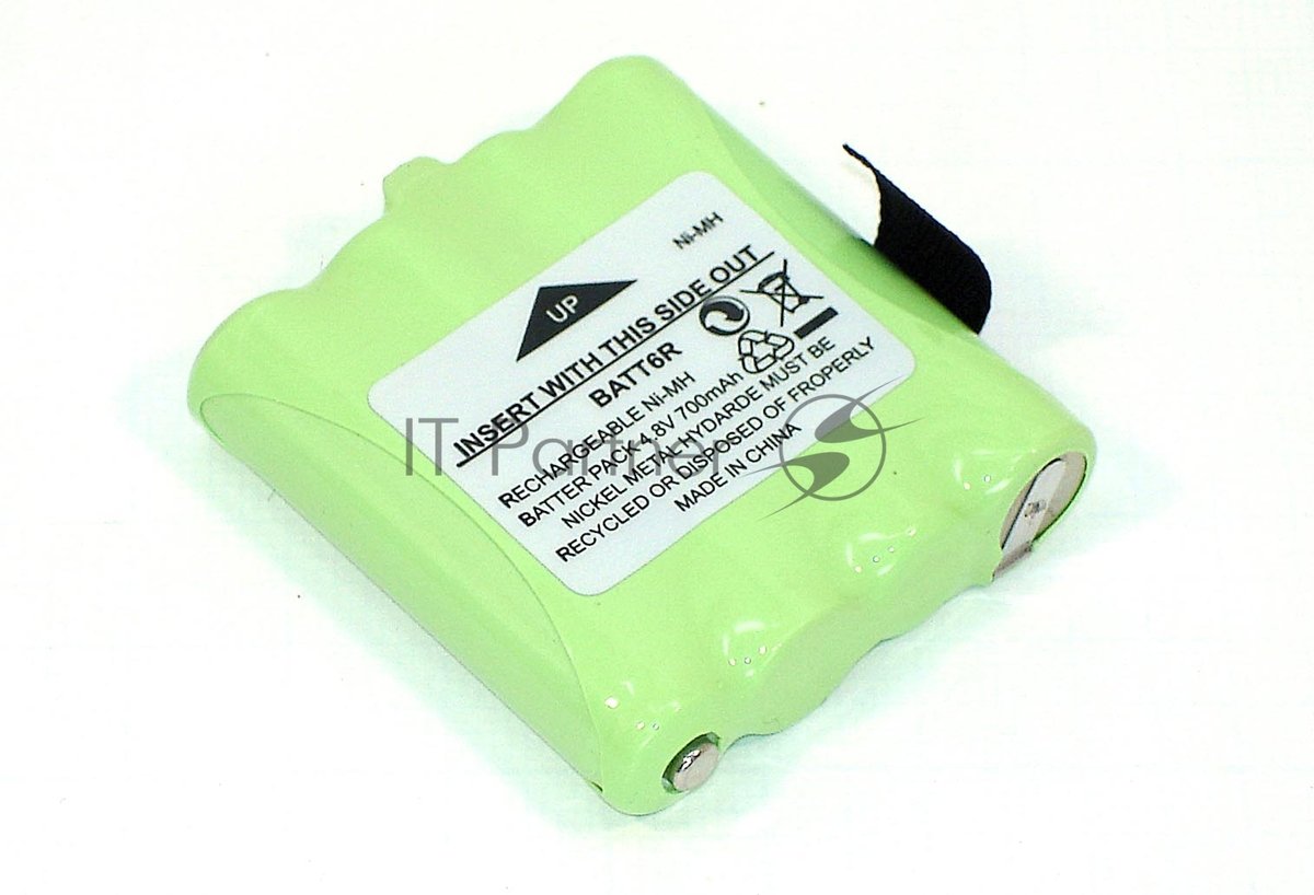 Аккумулятор для Midland LXT200 LXT300 LXT400 (BATT-6R) 700mAh 4.8V Ni-MH