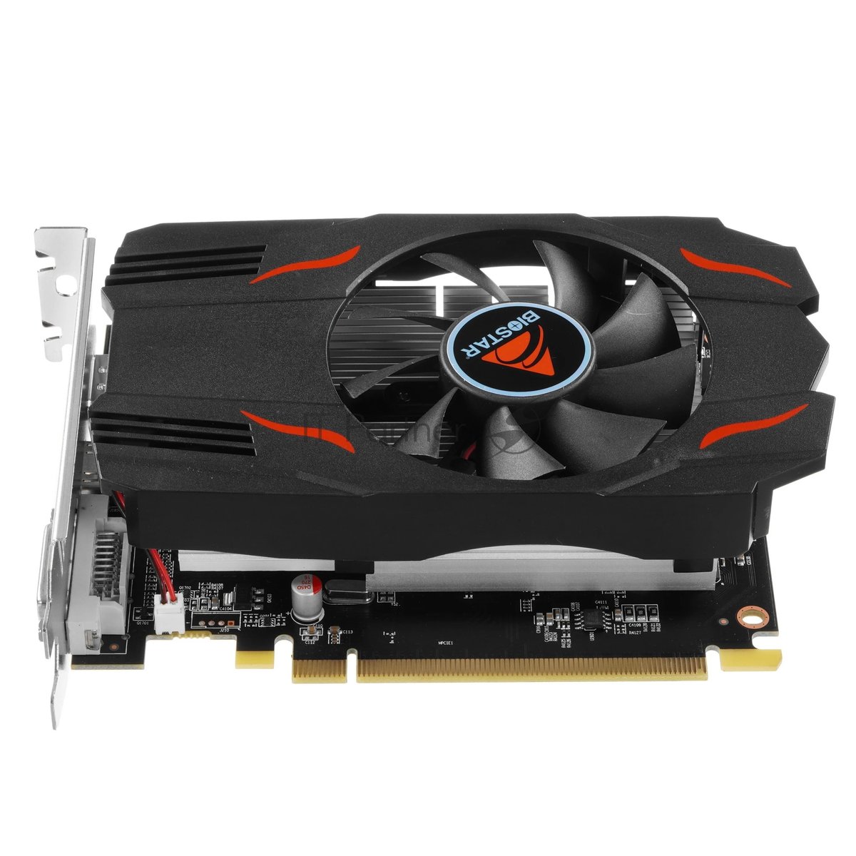 Видеокарта Biostar AMD Radeon RX 550, 4 GB GDDR5, 128 bit, DisplayPort, HDMI, DVI-D, GPU 1100 MHz