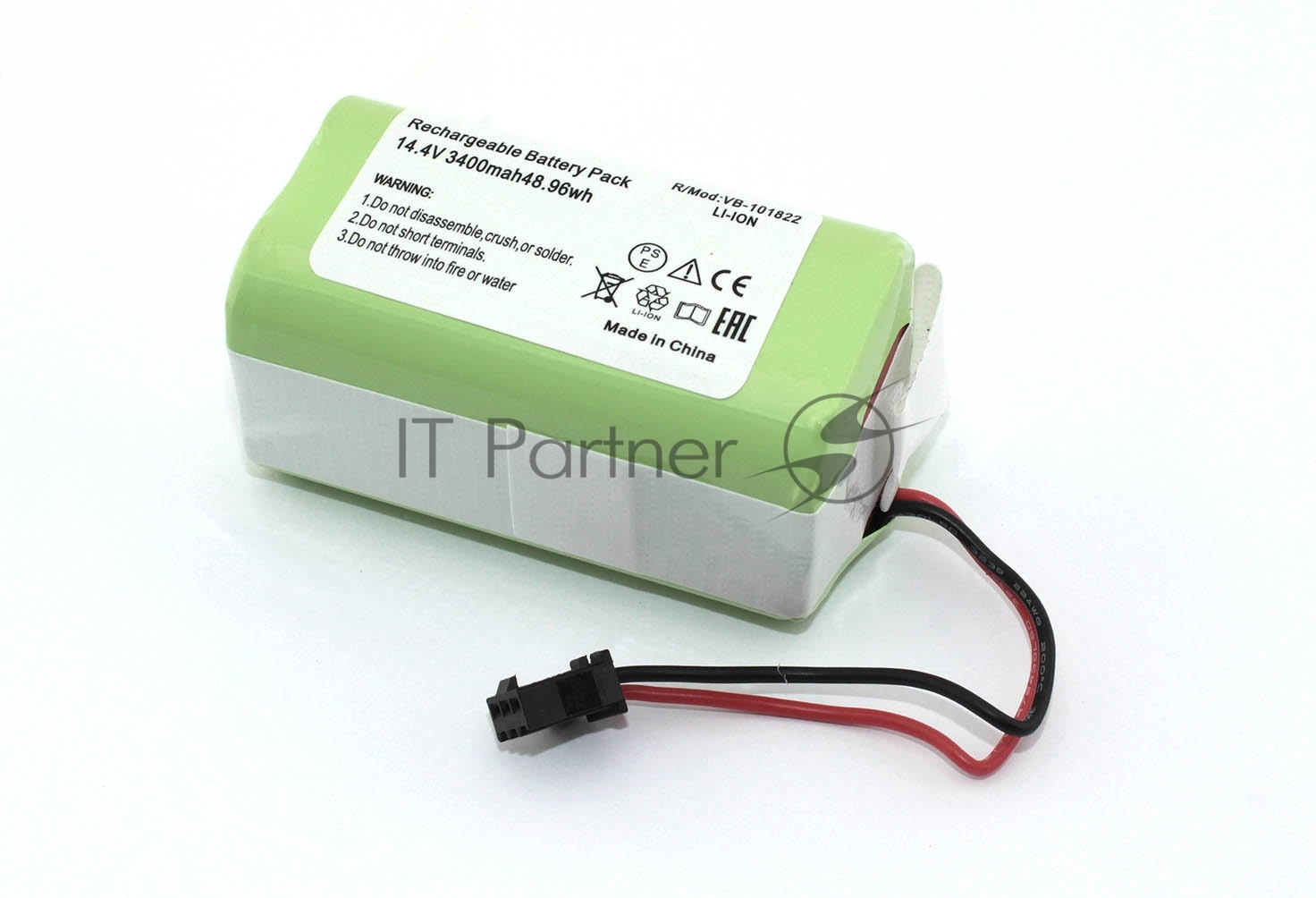 Аккумулятор Mamibot 101822, 14.8V, 3400mAh, Li-Ion