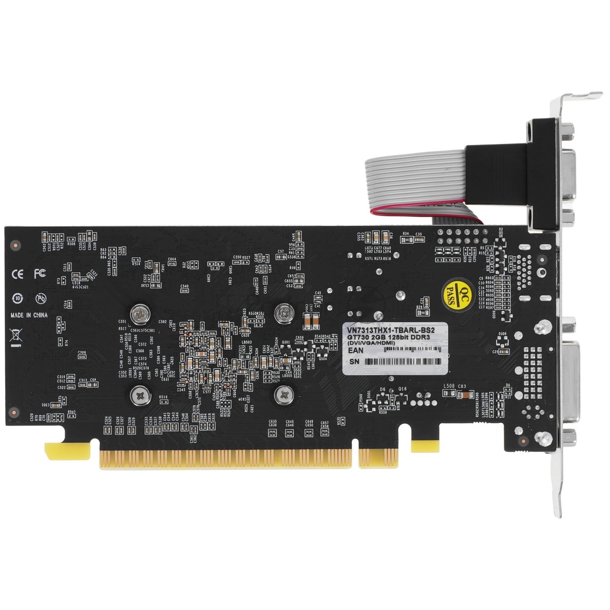 Видеокарта Biostar GeForce GT 730, 2 GB DDR3, 128 bit, HDMI, DVI-I, VGA, GPU 700 MHz