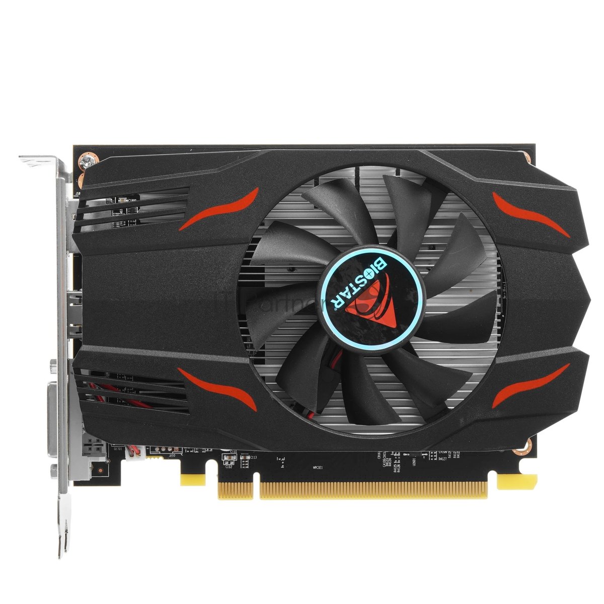 Видеокарта Biostar AMD Radeon RX 550, 4 GB GDDR5, 128 bit, DisplayPort, HDMI, DVI-D, GPU 1100 MHz