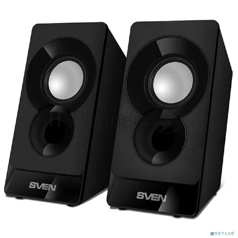 Акустическая система SVEN 300 2.0 черный 6Вт