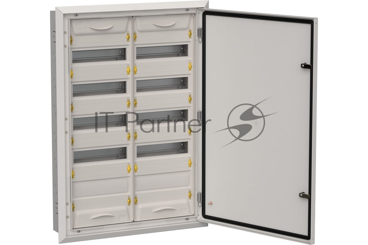 Корпус металлический IEK TITAN 5 ЩРв-120 (2х60) 880х625х130мм IP31 серый (одна дверь)