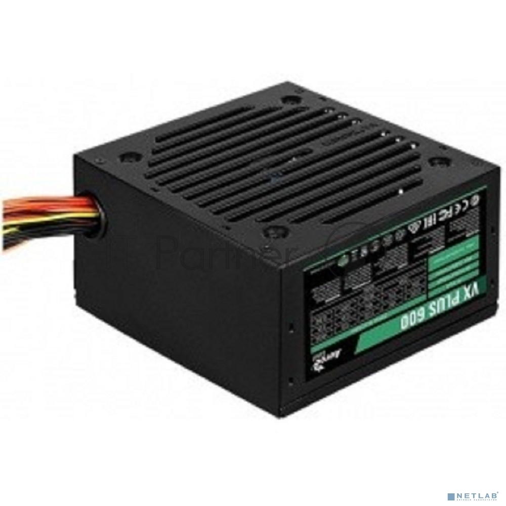 Блок питания Aerocool/Formula VX-600 PLUS, 600Вт 120мм, черный