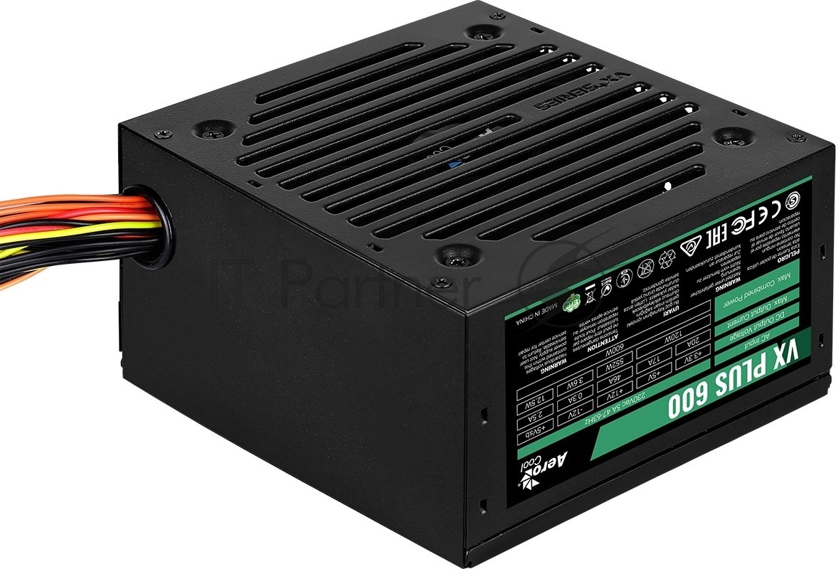 Блок питания Aerocool/Formula VX-600 PLUS, 600Вт 120мм, черный