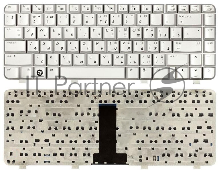 Клавиатура HP 202, для Pavilion DV2000/Presario V3000, серебристая