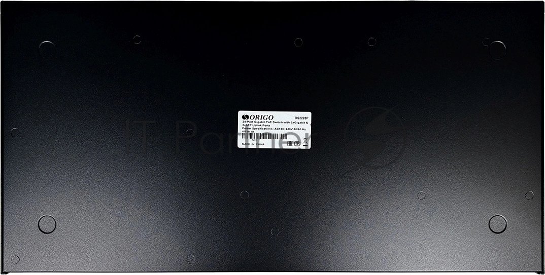 Коммутатор Origo OS2228P/370W/B1A, 26×1 Гбит/с (24 PoE+) + 2×1 Гбит/с SFP, неуправляемый