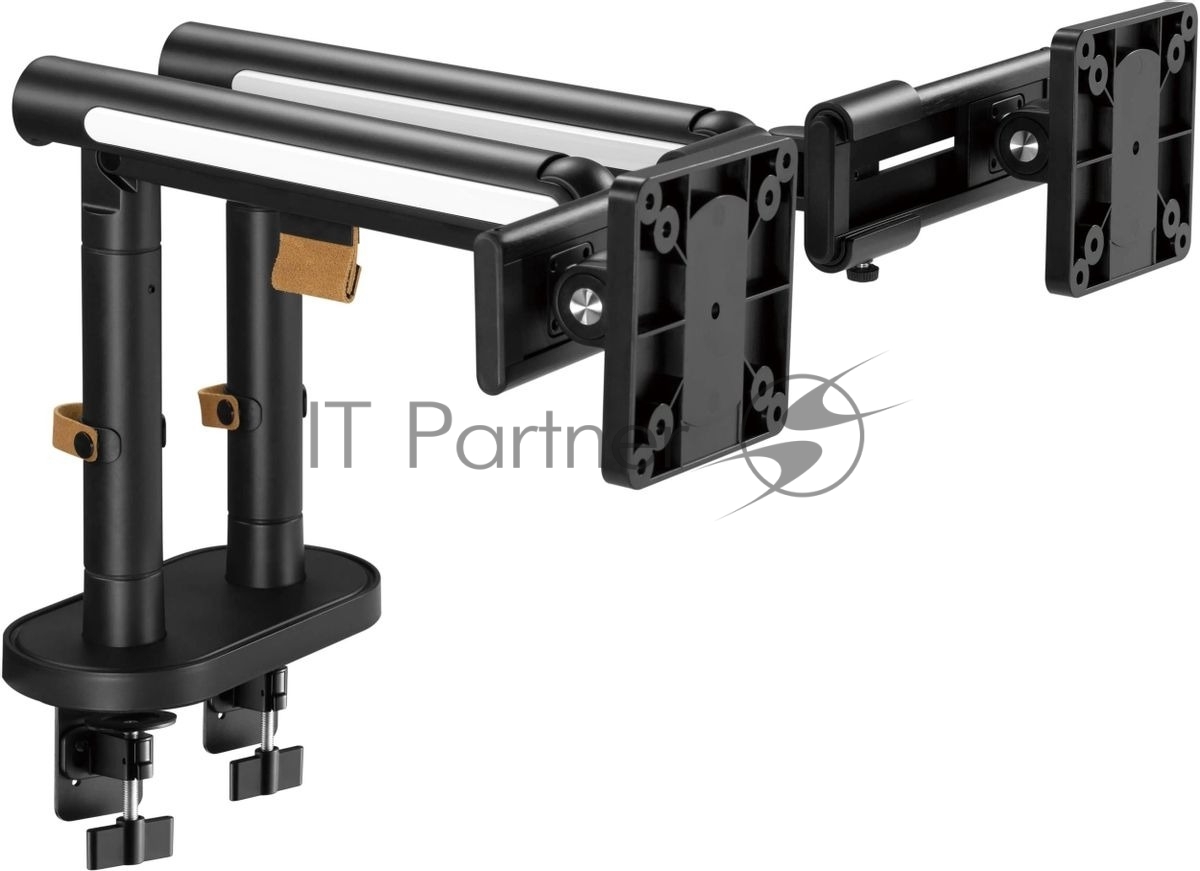 Кронштейн для мониторов Ultramounts UM727B черный 17"-32" макс.9кг крепление к столешнице поворот и наклон