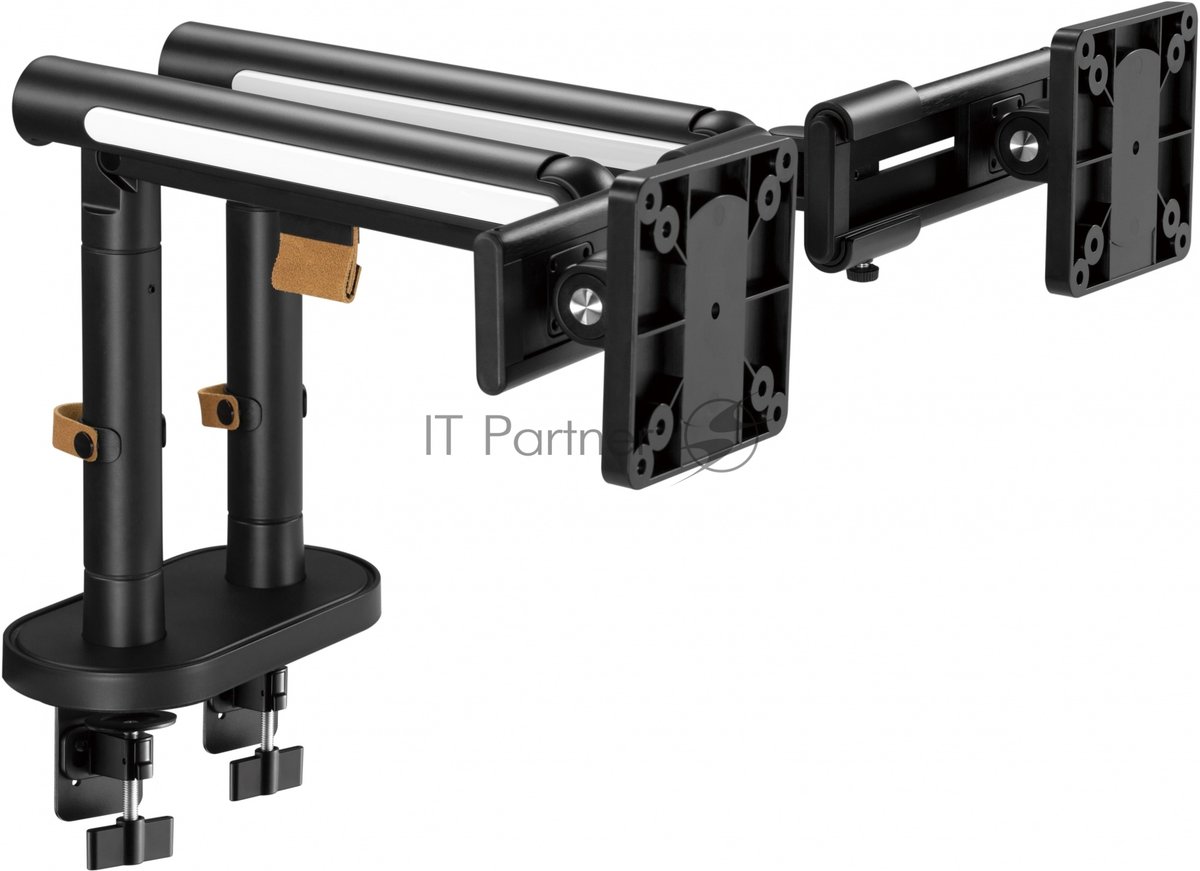 Кронштейн для мониторов Ultramounts UM727B черный 17"-32" макс.9кг крепление к столешнице поворот и наклон