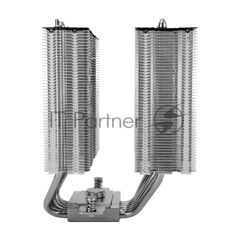 Кулер для процессора Thermalright Royal Knight 120 (4-pin PWM, 156мм, Ni/Cu, 6x6мм, 2x120мм, 80.45CFM/56.36CFM, 29.4dBA/28.4dBA, 2150RPM/1900RPM, S: 1200, 1700, 1851, 2011, 2066, 115X, AM4, AM5, черный)