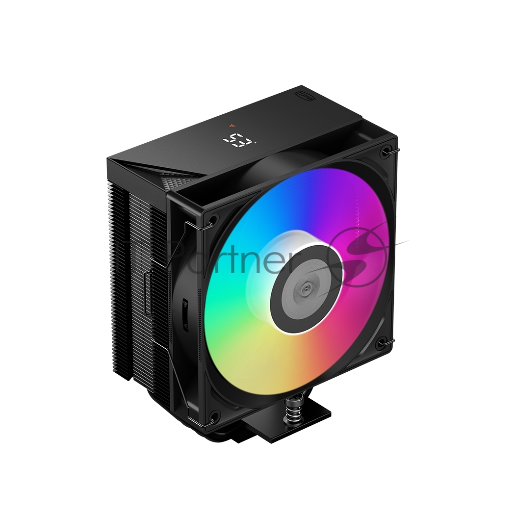 Устройство охлаждения (кулер) PcCooler RT500 Digital BK ARGb RT500-BKAWYL-GL черный 120мм алюминий+медь 2200rpm 32db 4-pin 240W