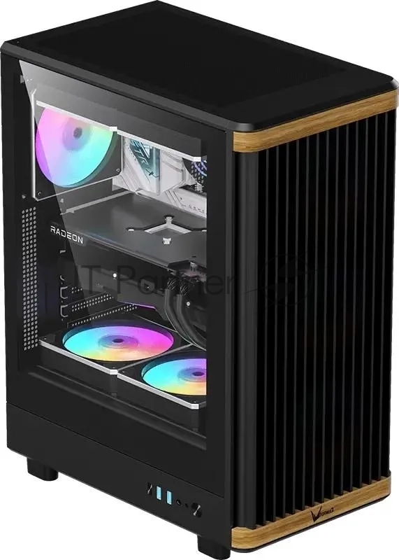Компьютерный корпус Aerocool/Formula TimberLine T1 черный без БП ATX 4x120мм 1xUSB 2.0 1xUSB 3.0 1xUSB3.1 audio bott PSU