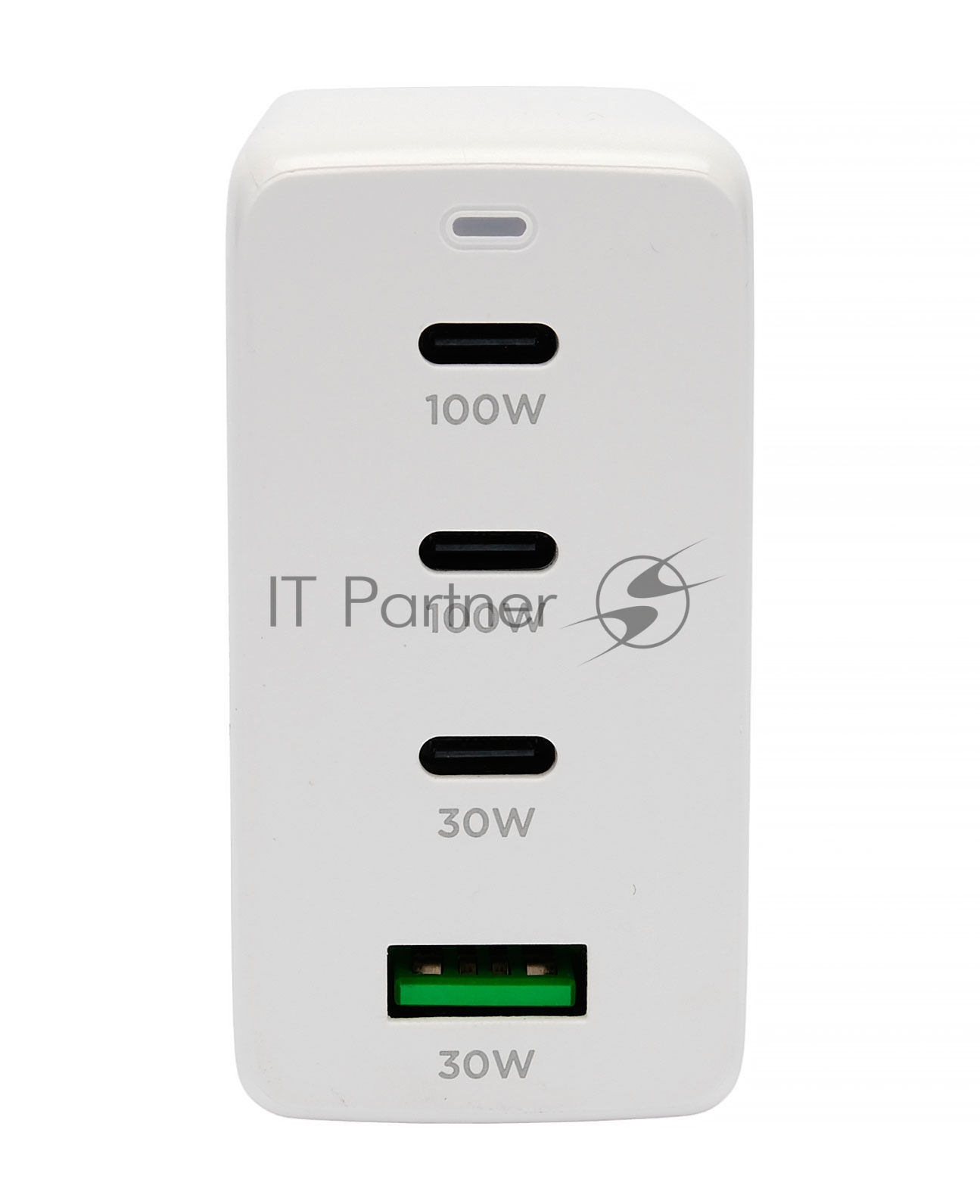 Зарядное устройство Cablexpert MP3A-PC-66 100Вт GaN, 5A, QC5.0/PD, 3xType-C, 1xUSB, белый, коробка