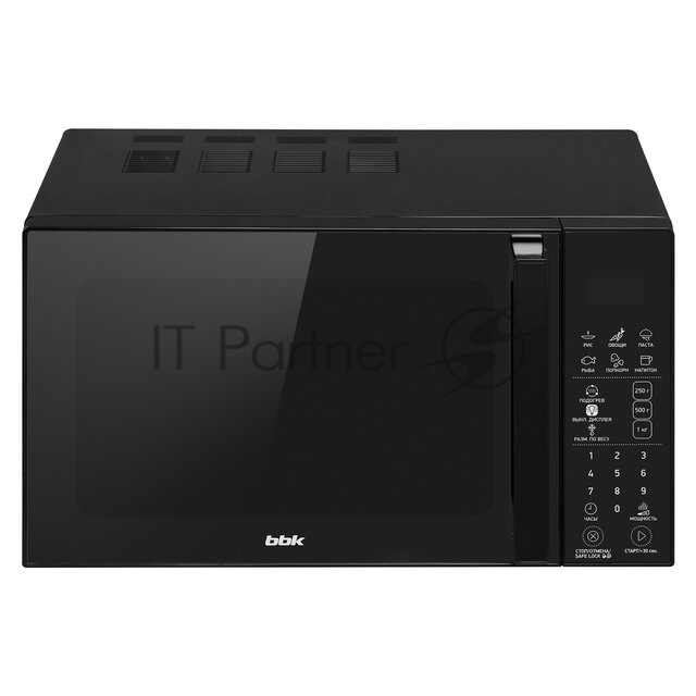 Микроволновая печь BBK 20MWS-806S/B черный, 20 л, 800 Вт, переключатели - сенсор