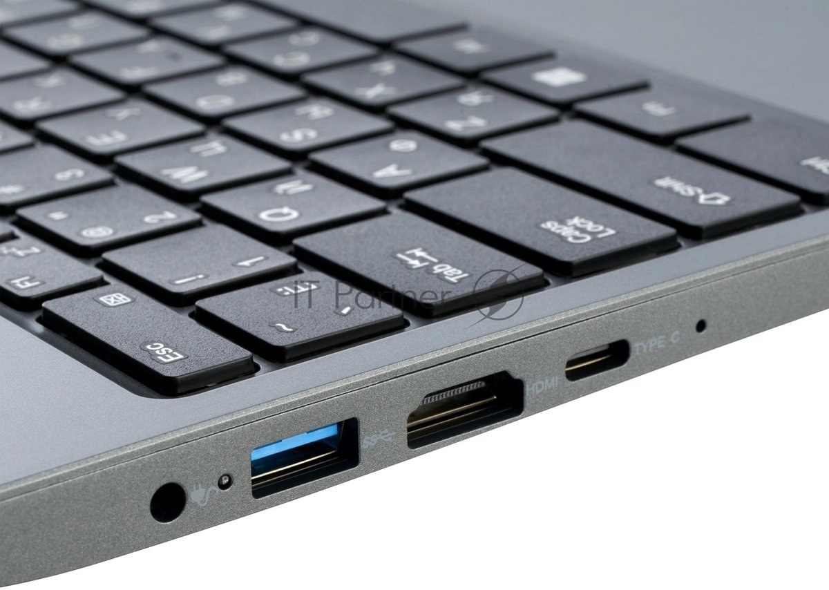 Ноутбук IRU Tactio 14ALH/14"/IPS/Intel Core i3 1215U/8Gb/256Gb/SSD/Intel UHD Graphics/Windows 11 Professional/серый/1.48kg