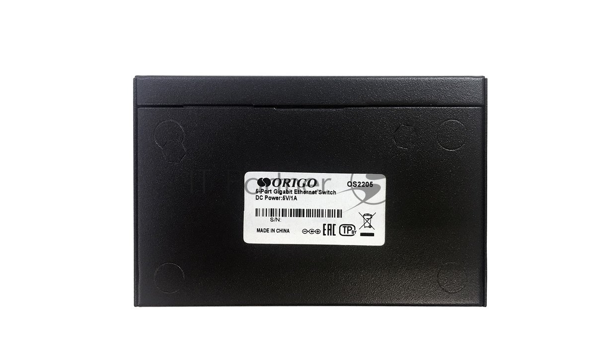 Коммутатор ORIGO OS2205/A2A, 5×1 Гбит/с, неуправляемый