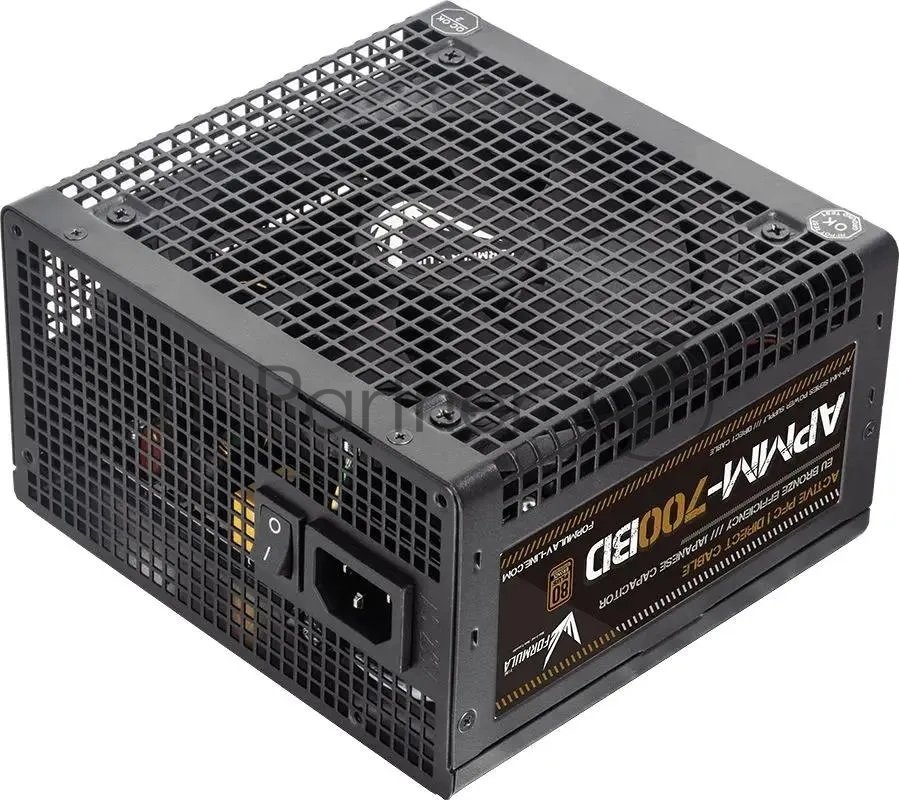 Блок питания Aerocool/Formula APMM-700BD, 700Вт, 80+ Bronze, 120мм, немодульный, черный
