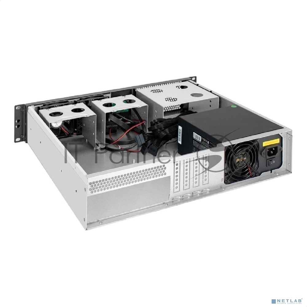 Серверный корпус ExeGate Pro 2U400-04 (RM 19", высота 2U, глубина 400, БП 400ADS, 2хUSB)