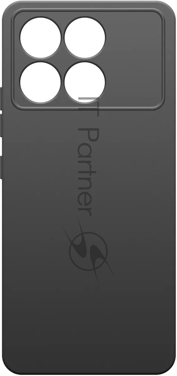 Чехол (клип-кейс) BoraSCO для Xiaomi POCO F6 Pro Silicone Case черный