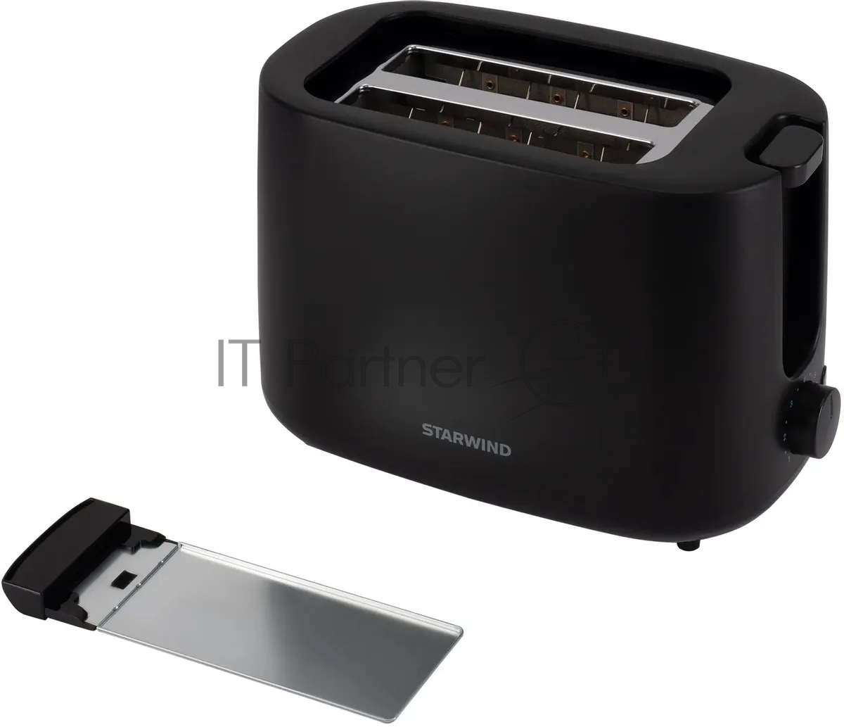 Тостер Starwind ST3106 черный, 750 Вт, 2 слота