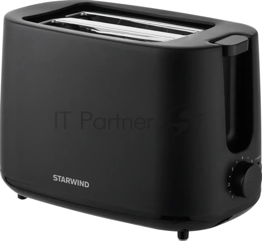 Тостер Starwind ST3106 черный, 750 Вт, 2 слота