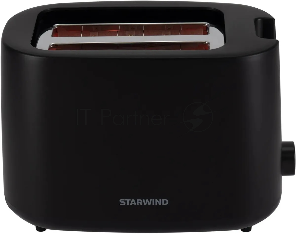 Тостер Starwind ST3106 черный, 750 Вт, 2 слота