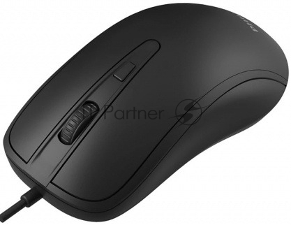 Мышь проводная Philips SPK7214 черный, 1600 dpi, USB, кнопки - 4