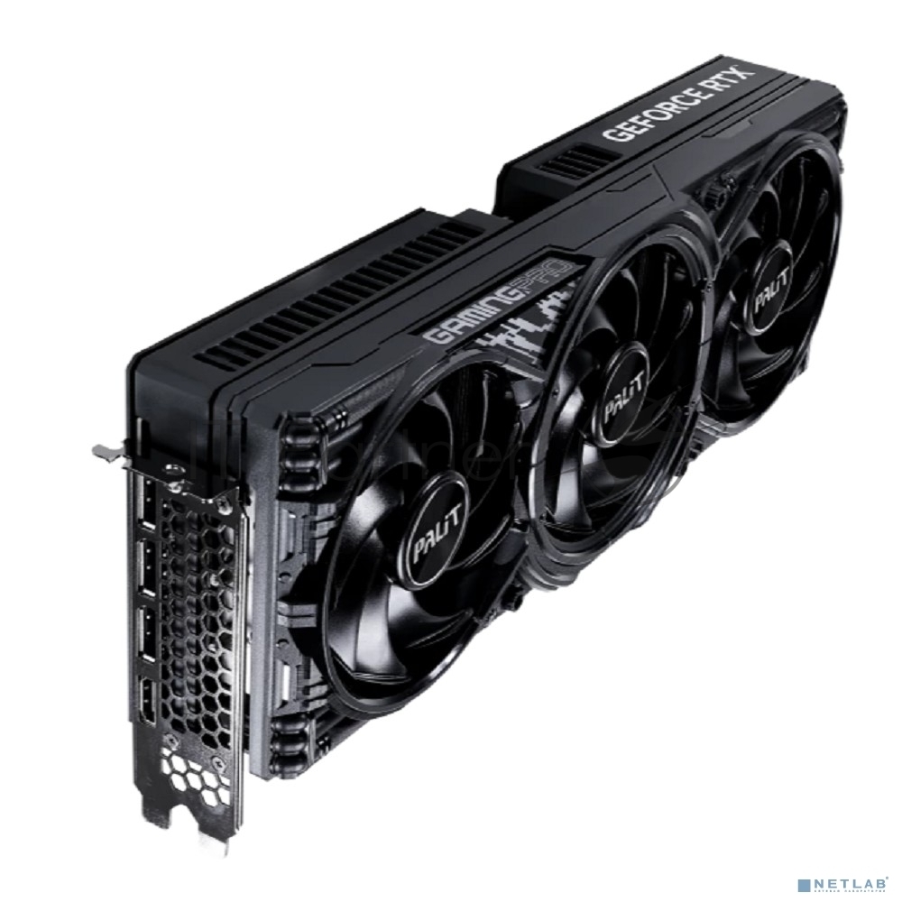 Видеокарта Palit GeForce RTX 5080 GamingPro OC, 16 GB GDDR7, 256 bit, 3xDisplayPort, HDMI, GPU 2700 MHz