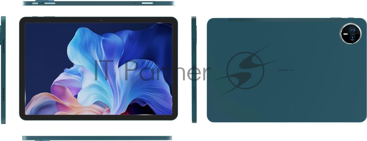 Планшет DIGMA PRO Eclipse 11", 8Gb, 256Gb, 4G, Android 14, зеленый