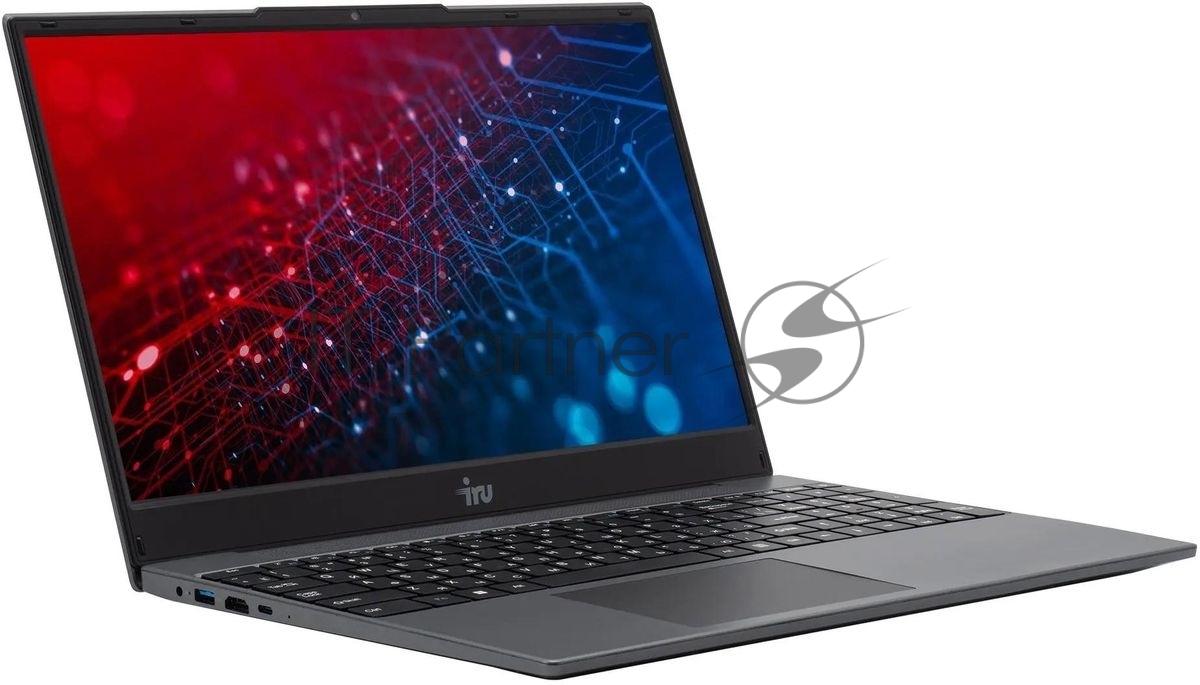 Ноутбук IRU Tactio 15PHC/15.6"/IPS/AMD Ryzen 5 7430U/8Gb/256Gb/SSD/AMD Radeon Graphics/Windows 11 Pro/черный/1.75kg