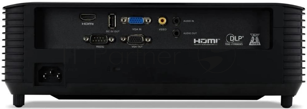 Проектор Acer X139, DLP, WXGA, 5200 Lm, 20000:1, EMEA, 2.7 Kg, EURO Power (replace MR.JTJ11.00R, X139WH)