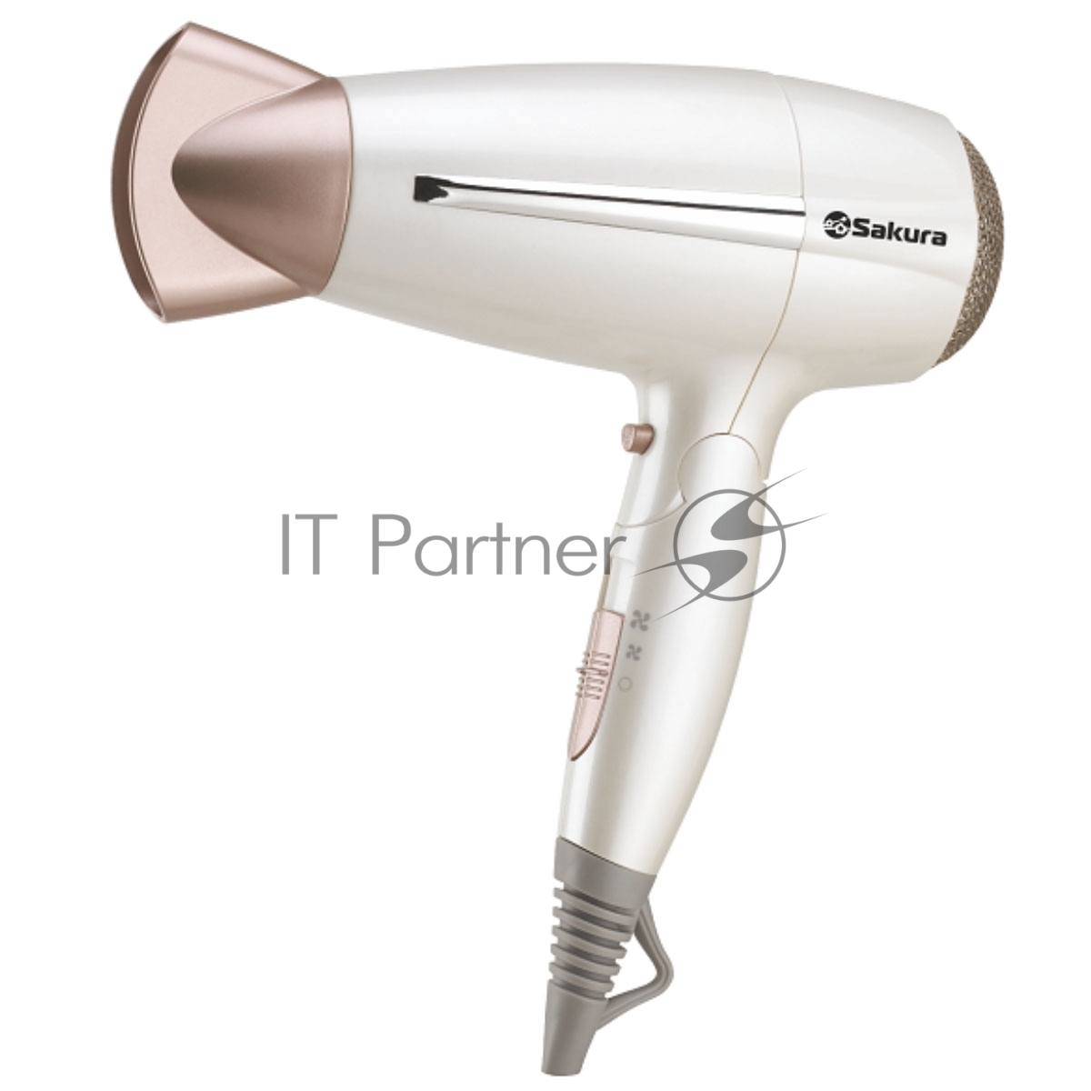 Фен Sakura SA-4042W белый, 2000-2200 Вт, компактный