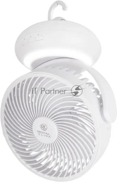 Вентилятор Royal Clima RSF-0701E-WT белый, настольный, 5 Вт, 3 скорости, 17 см